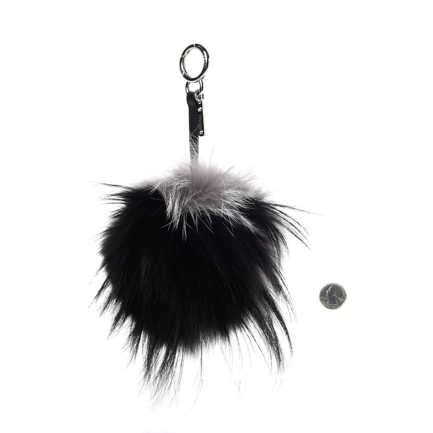 Fendi Mink Fur Diabloo Monster Bag Charm Mint 2 of 3