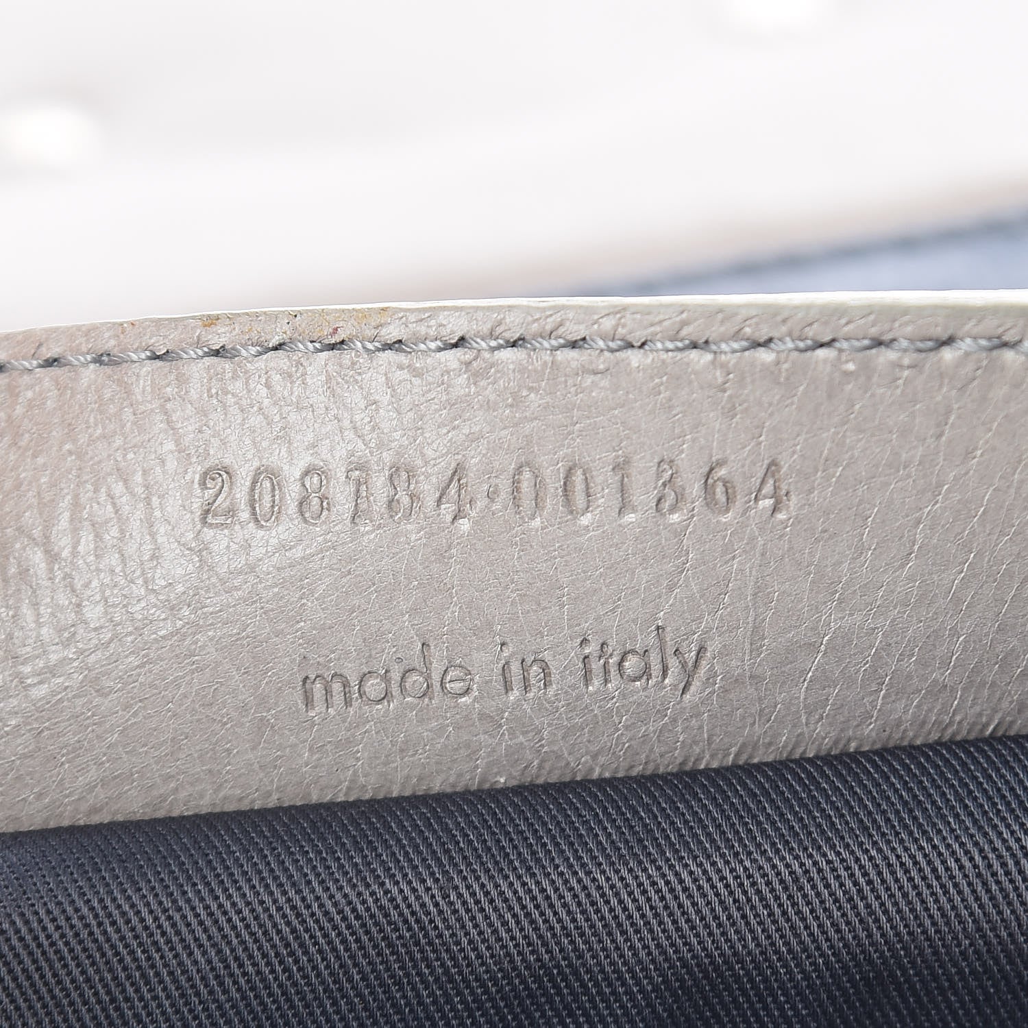 Balenciaga Chevre Stingray Clutch Grey 7 of 13
