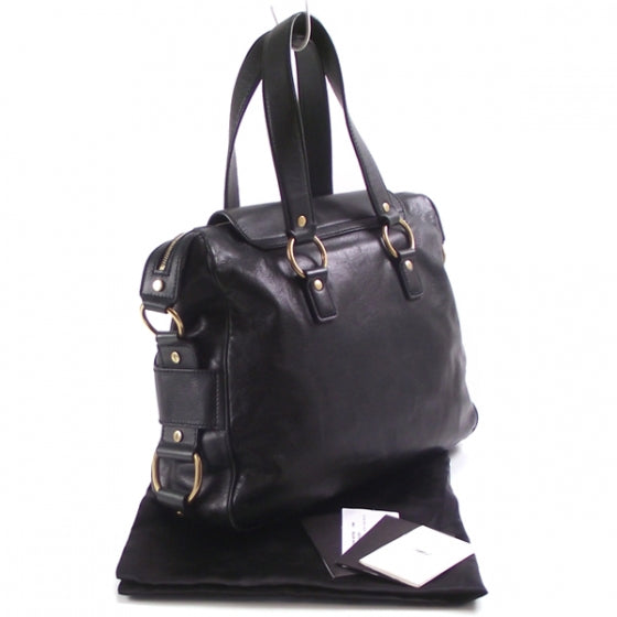 Saint Laurent Leather Rive Gauche Green 3 of 12