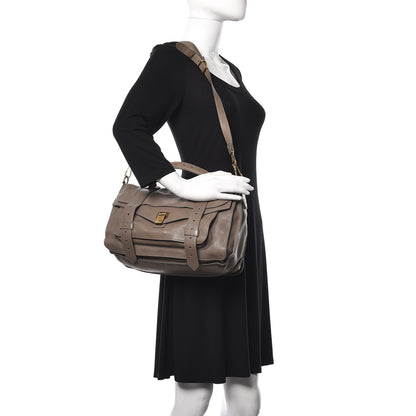 Proenza Schouler Lambskin Medium PS1 Satchel Smoke 2 of 12