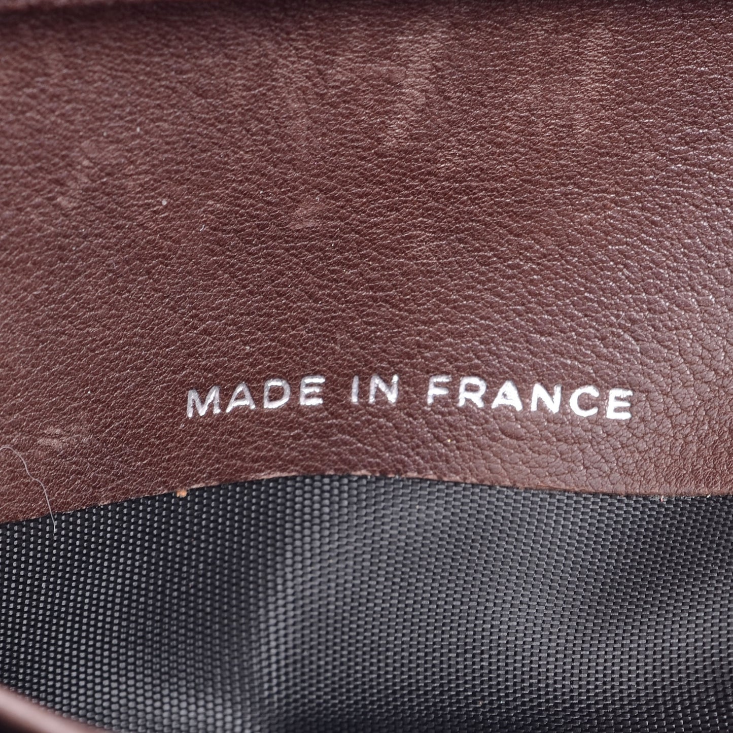 Calfskin Leather CC Wallet Brown