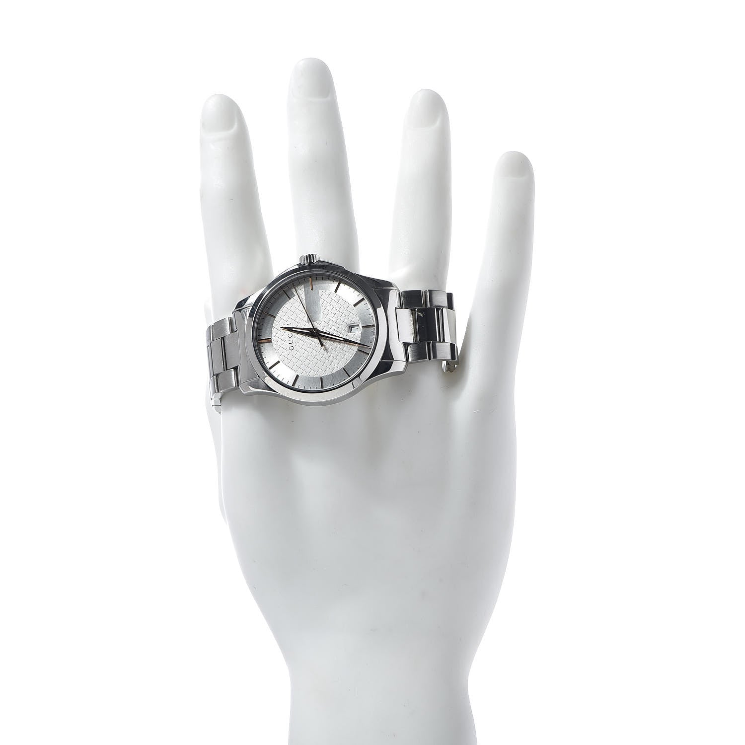 Gucci Stainless Steel 38mm G-Timeless Quartz Watch 2 of 7