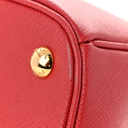 Prada Saffiano Lux Extra Large Galleria Double Zip Tote Fuoco 13 of 14