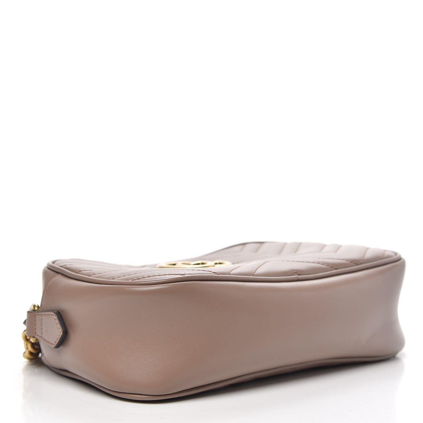 Calfskin Matelasse Small GG Marmont Chain Shoulder Bag Porcelain Rose