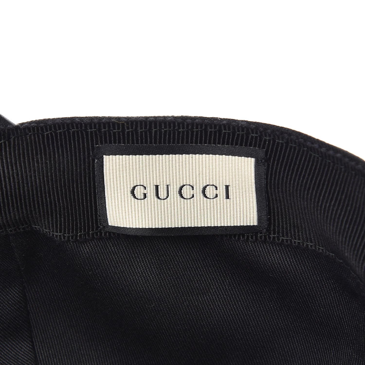 Gucci Cotton Web Baseball Hat S Black 7 of 8