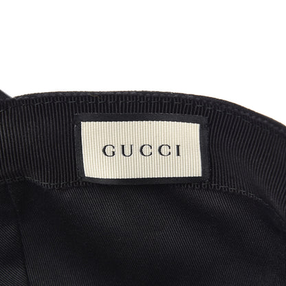 Gucci Cotton Web Baseball Hat S Black 7 of 8