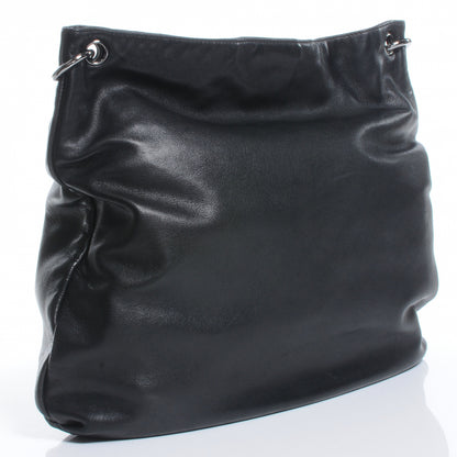 Chanel Lambskin Soft and Chain Large Hobo Black 3 of 7