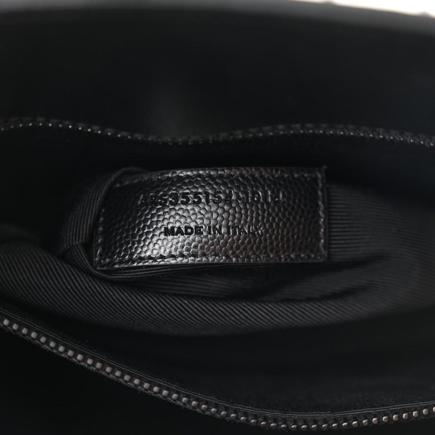 Grain De Poudre Studded Small Sac De Jour Black