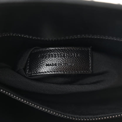 Saint Laurent Grain De Poudre Studded Small Sac De Jour Black 7 of 11