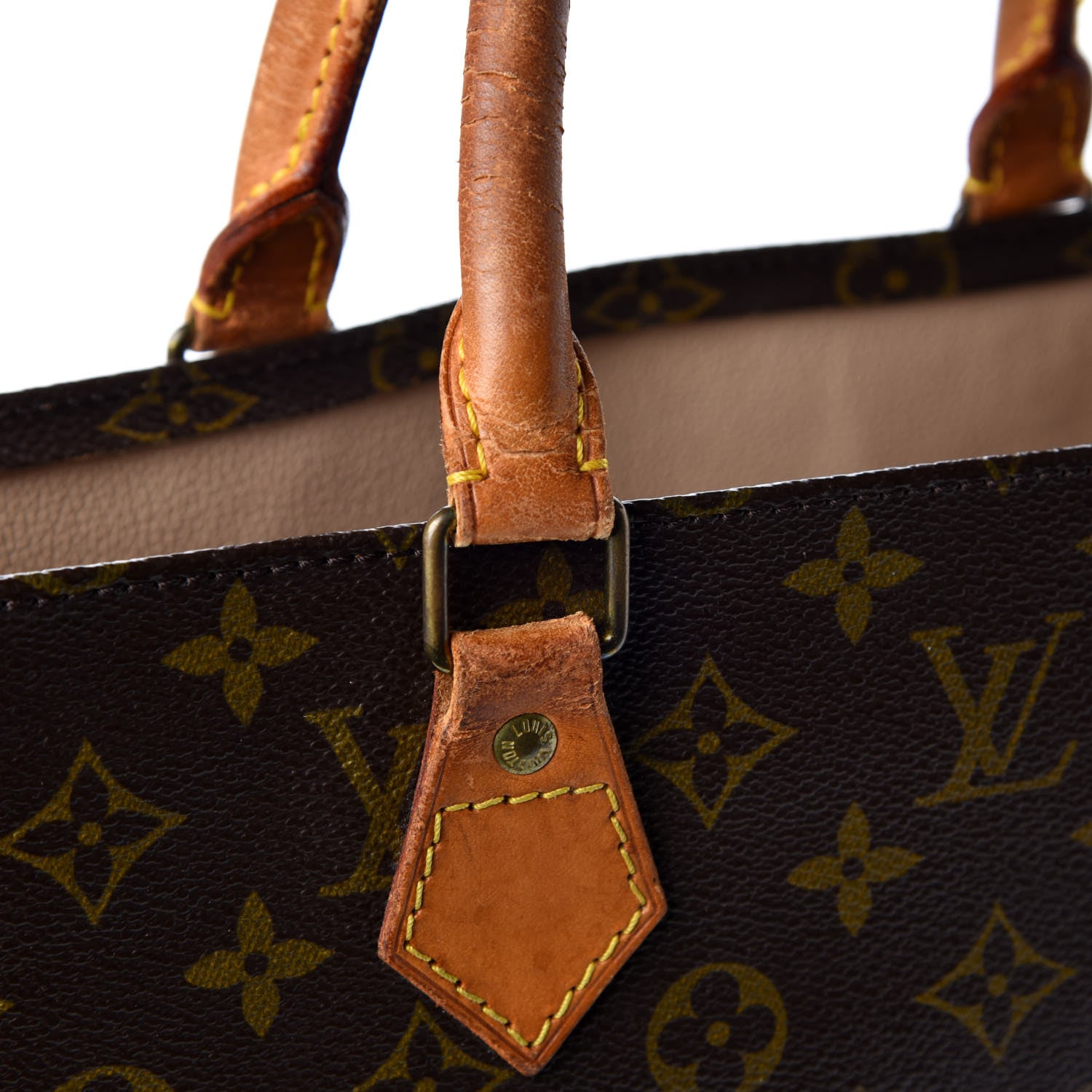 Louis Vuitton Monogram Sac Plat 11 of 17