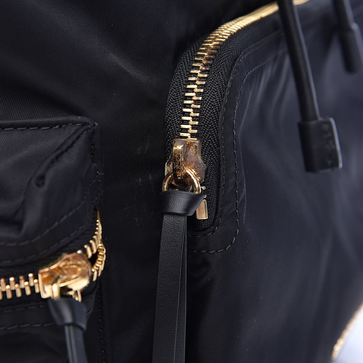 Nylon Large Rucksack Backpack Black