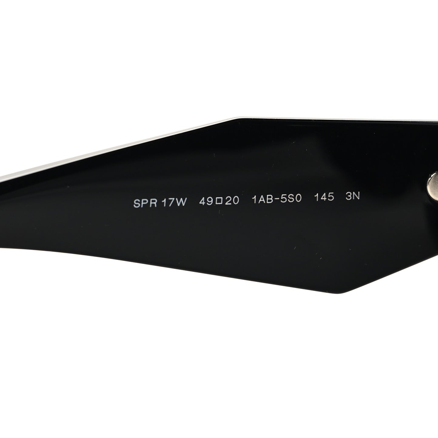 Acetate Symbole Sunglasses SPR 17W Black