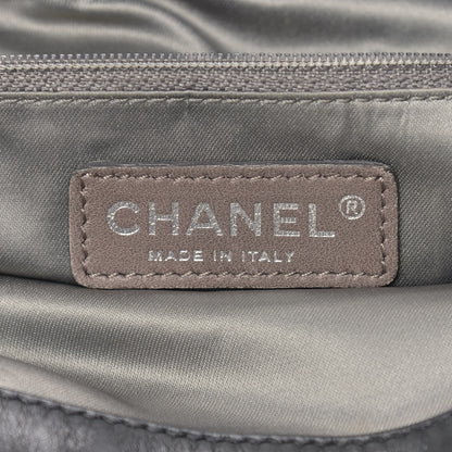 Chanel Calfskin Modern Chain Rhodoid Hobo Black 6 of 11