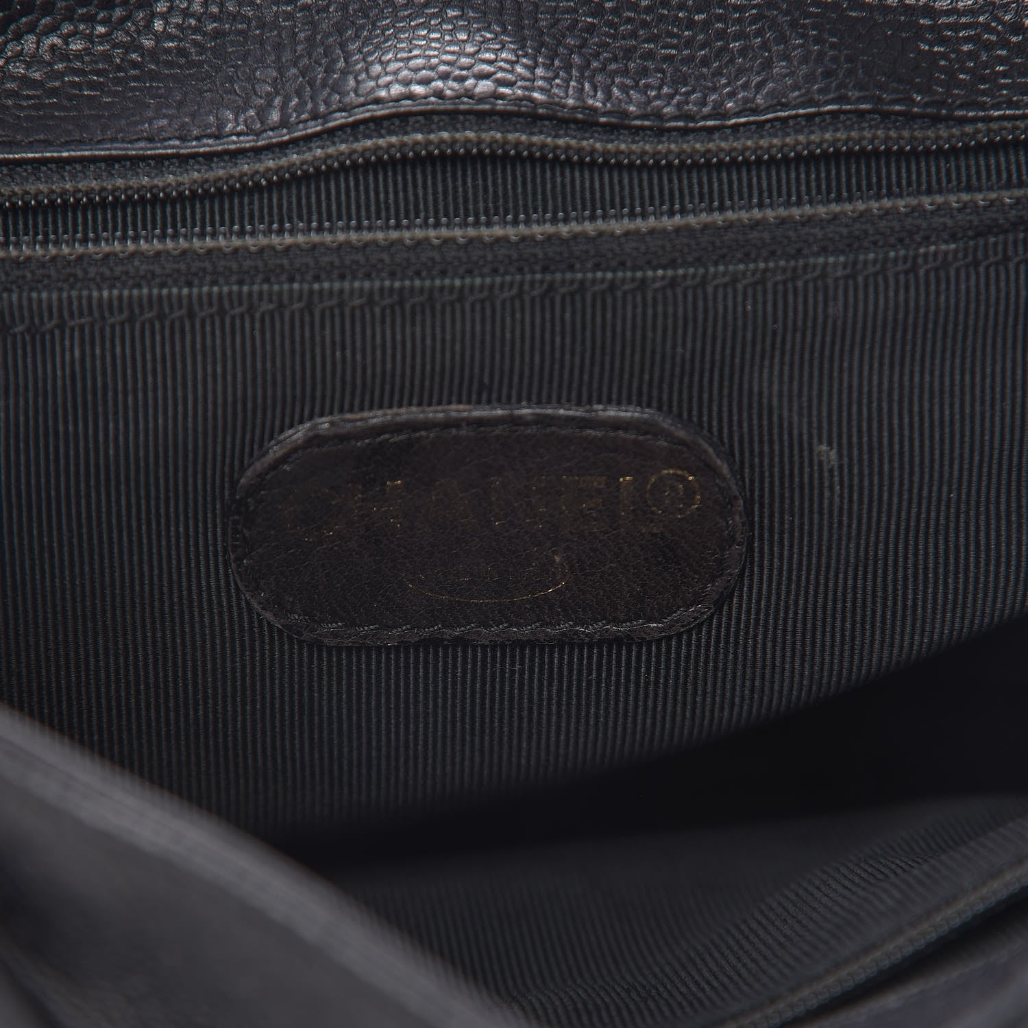 Chanel Caviar CC Backpack Black 6 of 13