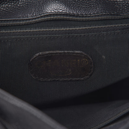 Chanel Caviar CC Backpack Black 6 of 13