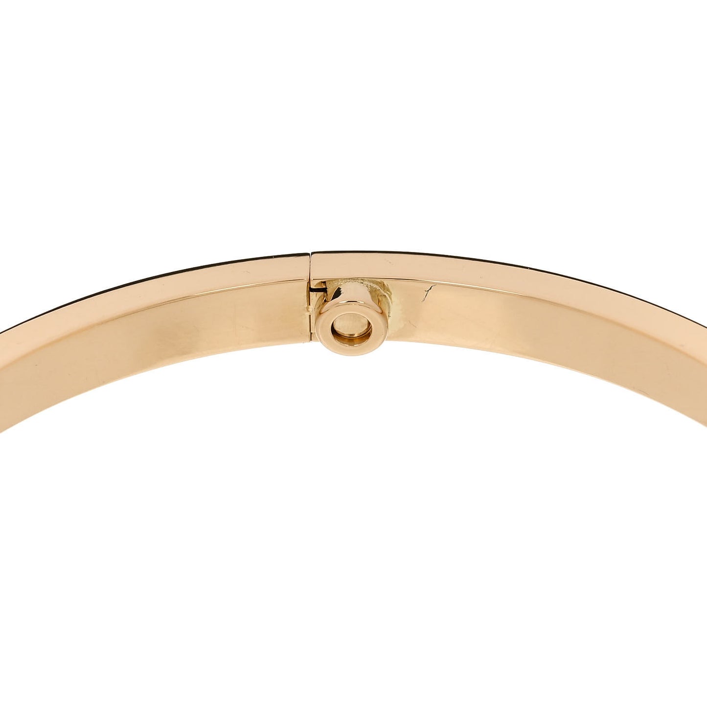 18K Yellow Gold Small LOVE Bracelet 17