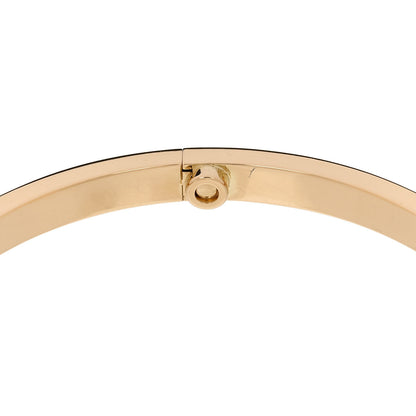 Cartier 18K Yellow Gold Small LOVE Bracelet 17 7 of 8