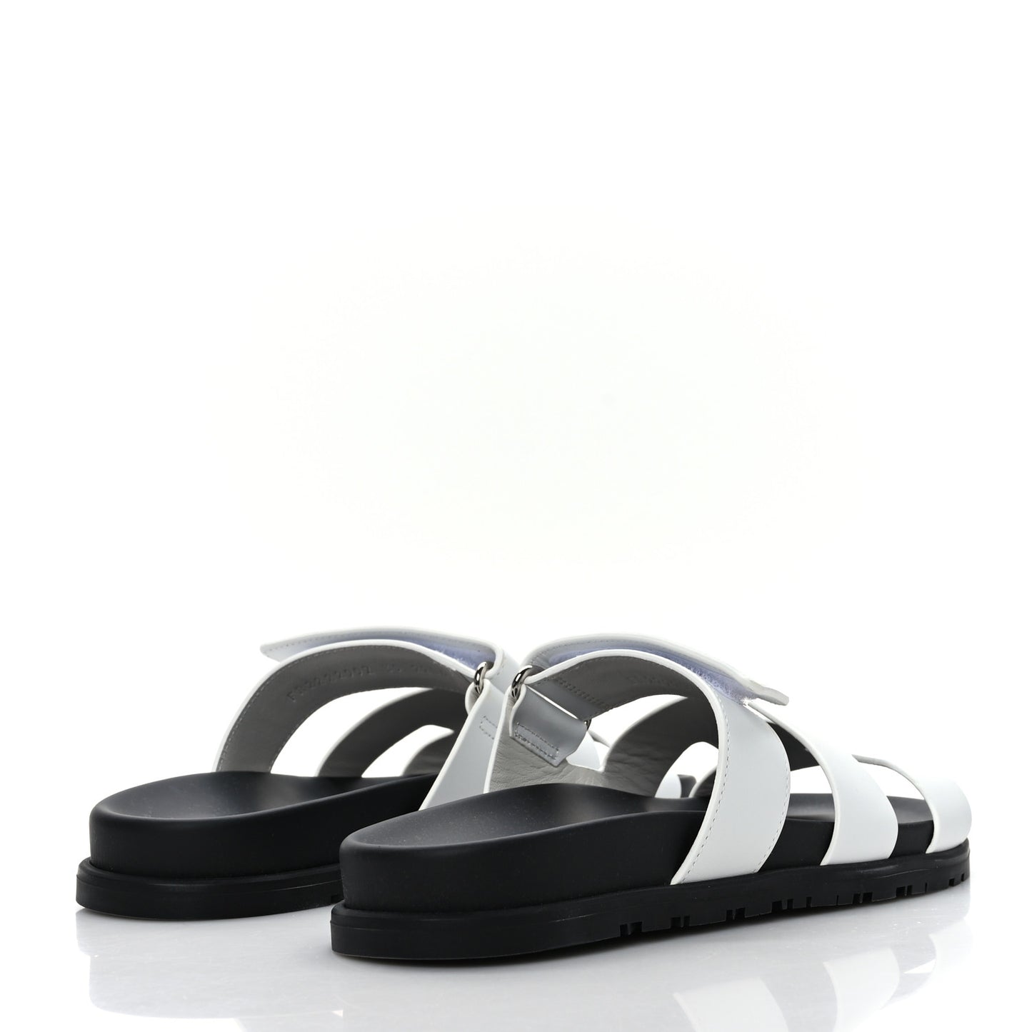 Calfskin Womens Chypre Sandals 39 White