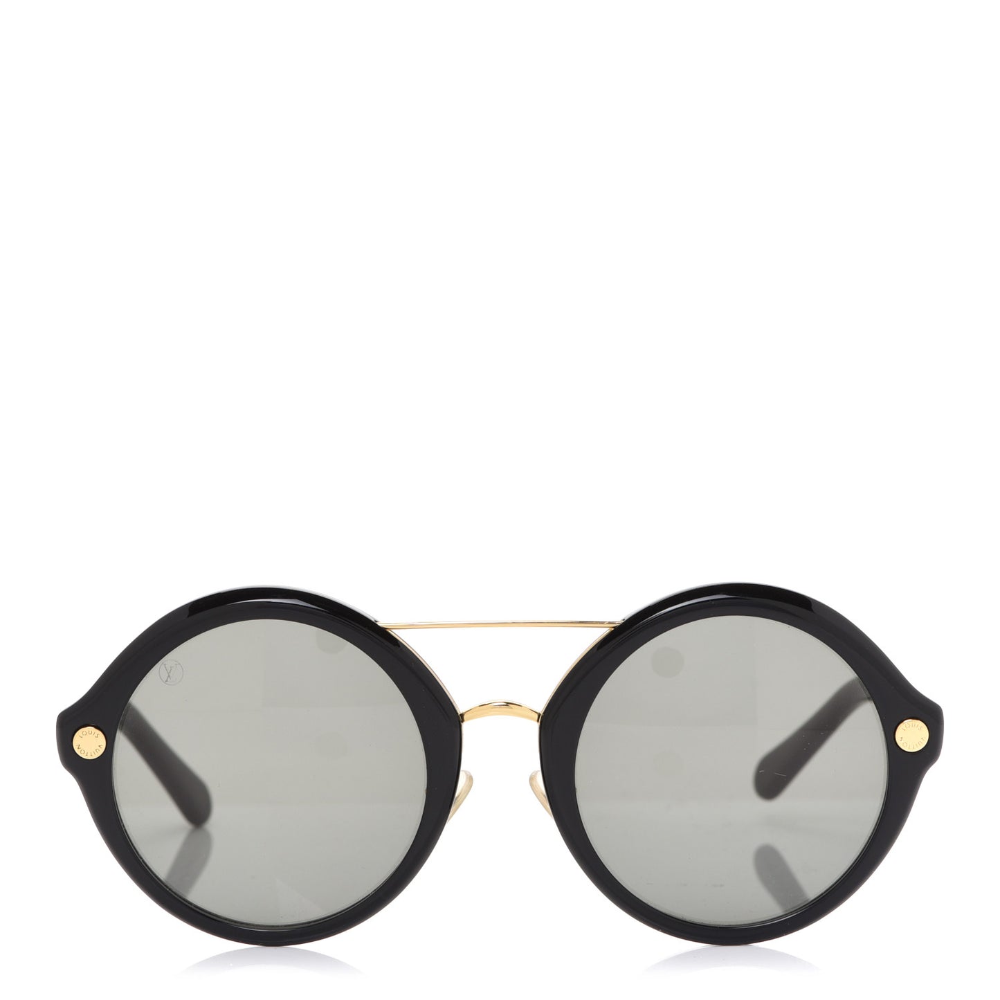 Acetate Round Sunglasses Z1052W Black