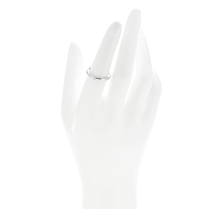 Cartier Platinum Diamond 2.1mm Ballerine Wedding Band Ring 53 6.25 2 of 4