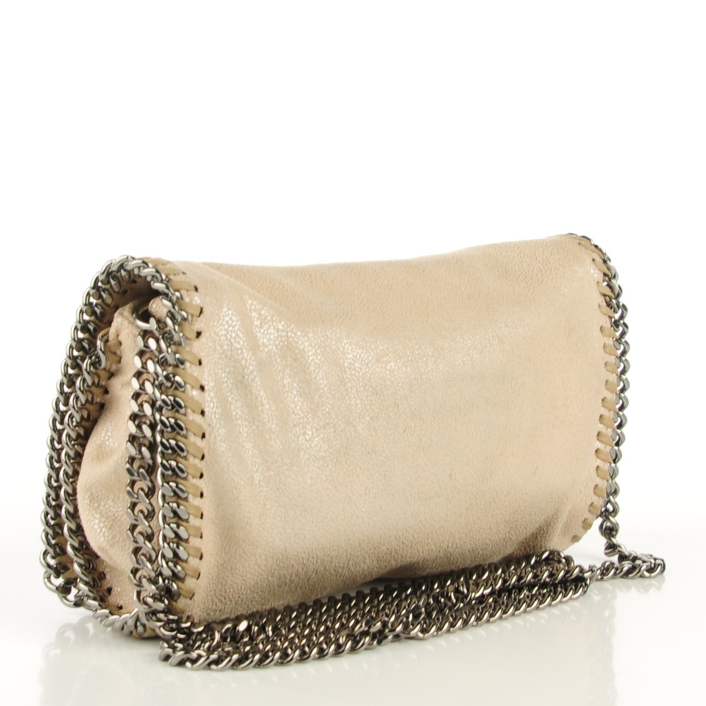 Shaggy Deer Falabella Crossbody Bag Gold