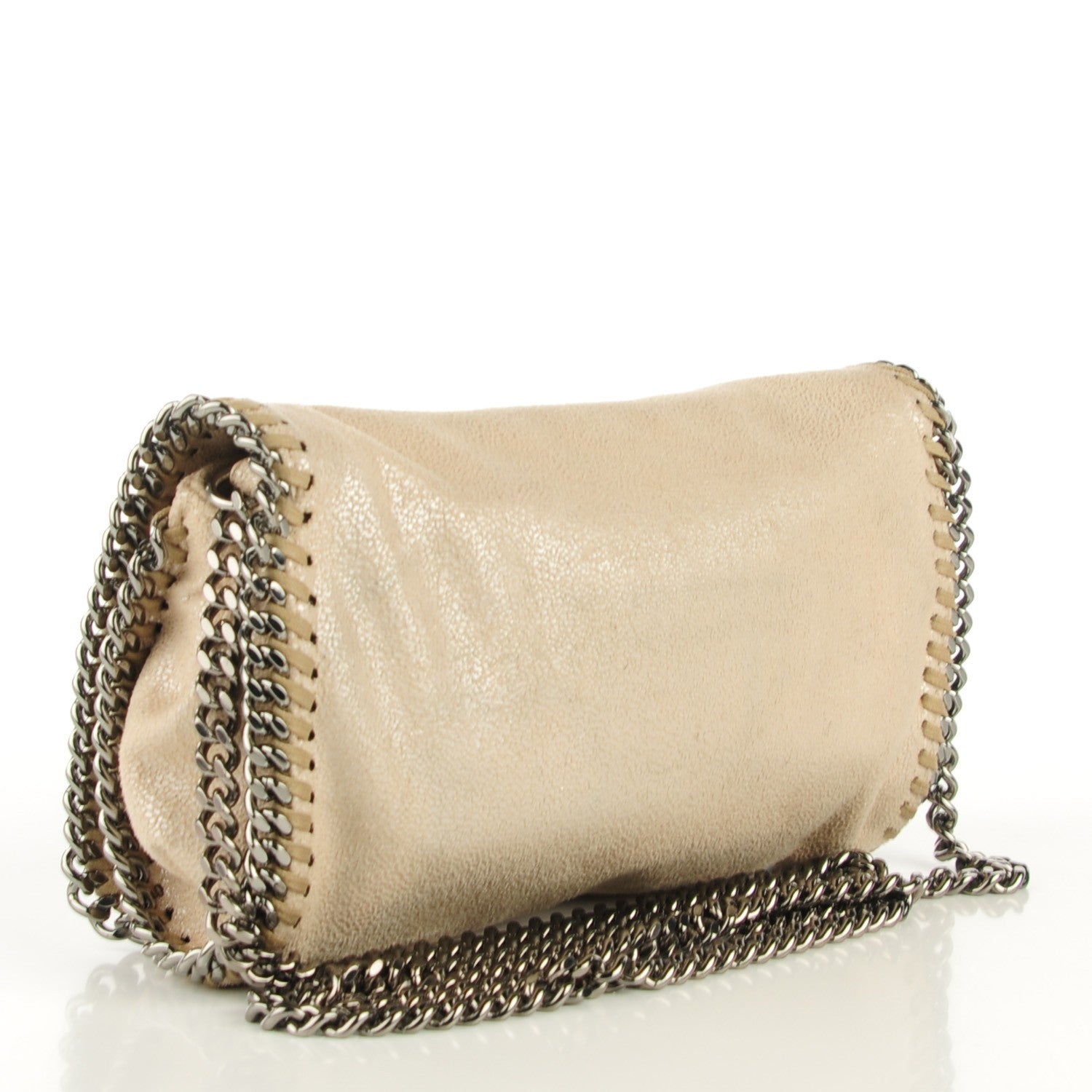 Stella McCartney Shaggy Deer Falabella Crossbody Bag Gold 3 of 8