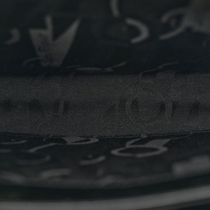 Salvatore Ferragamo Patent Small Iconic Top Handle Bag Black 5 of 12