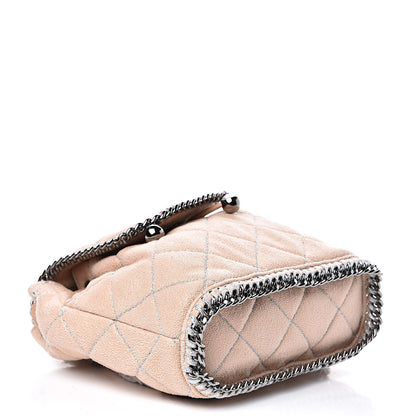 Stella McCartney Shaggy Deer Quilted Mini Falabella Backpack Powder 4 of 9