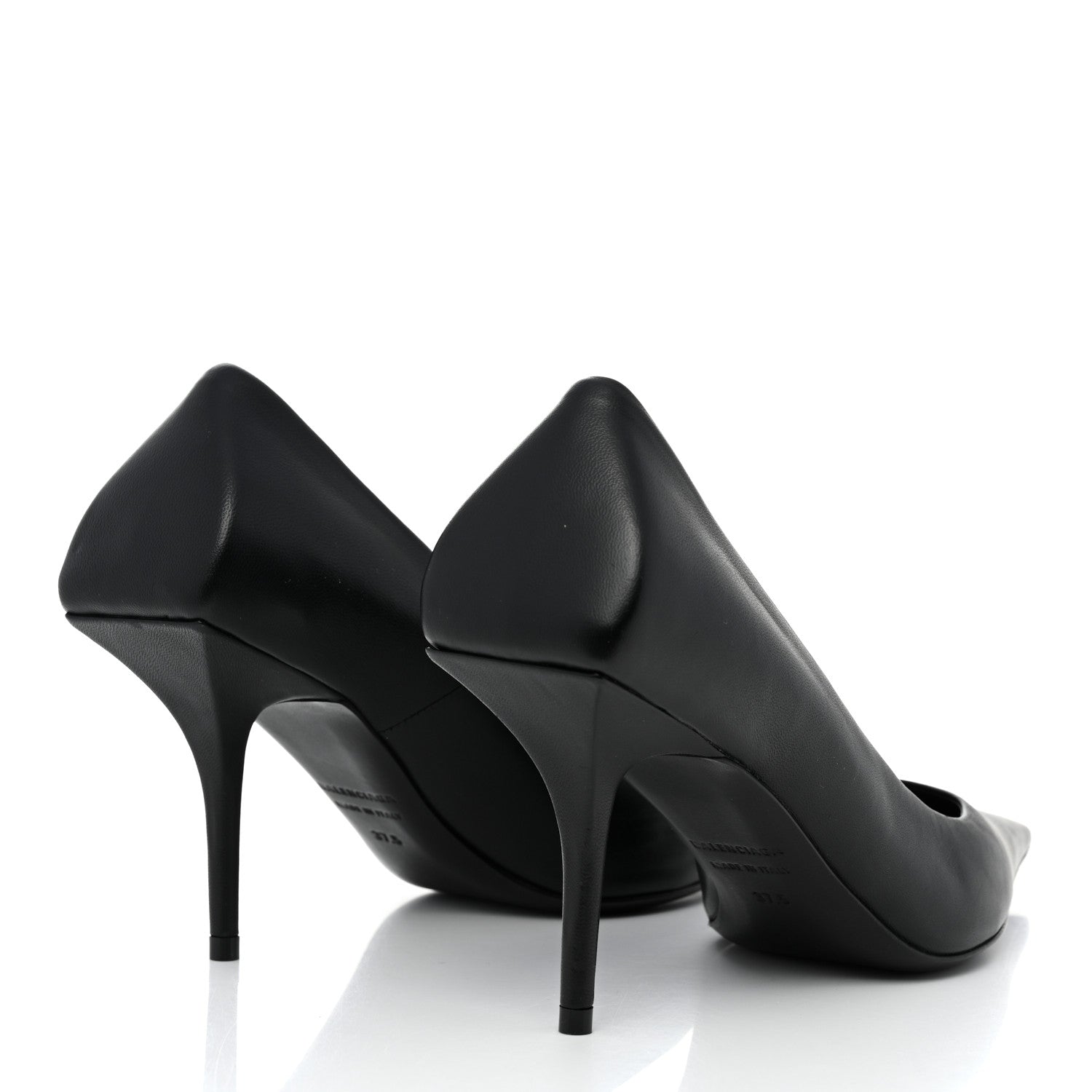 Balenciaga Nappa Square Knife 80mm Pumps 37.5 Black 4 of 8