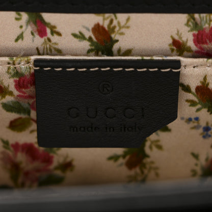 Gucci Calfskin Bamboo Mini Thiara Top Handle Bag Black 6 of 15