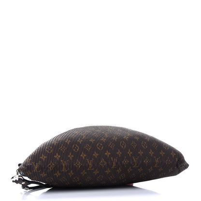 Louis Vuitton Monogram Canvas Pleated Explorer Bag MM 4 of 8