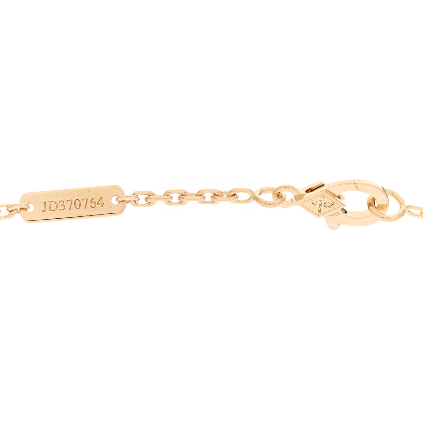 18K Yellow Gold Trace Chain Necklace