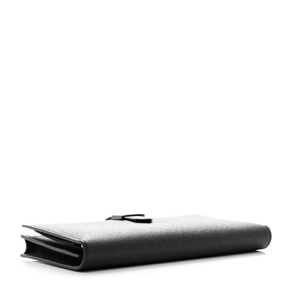 Hermes Epsom Monochrome Bearn Gusset Wallet Black 4 of 8