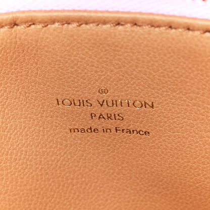 Louis Vuitton LOUIS VUITTON Lambskin Embossed Monogram Coussin PM Rose Bonbon 8 of 11
