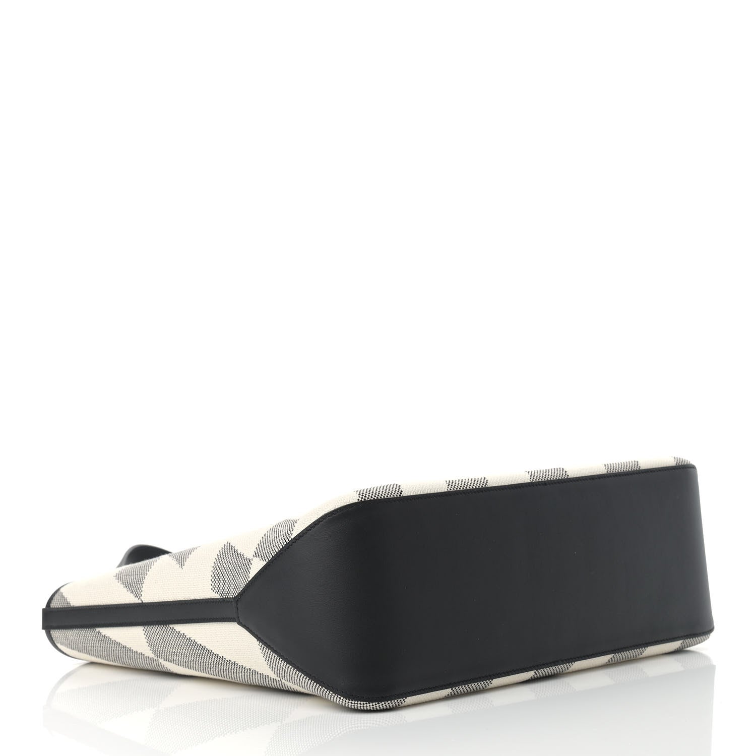 Hermes Swift H Canvas Cabas H En Biais 40 Black Ecru 4 of 9