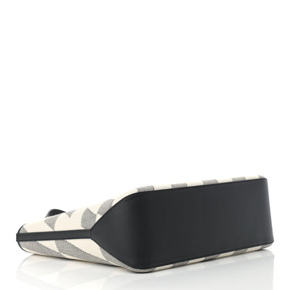 Hermes Swift H Canvas Cabas H En Biais 40 Black Ecru 4 of 9