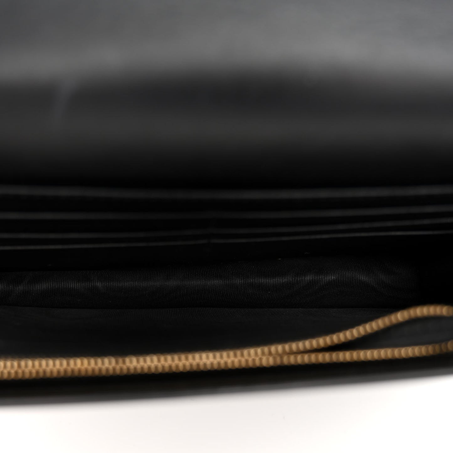 Guccissima Signature Bowy Chain Wallet Black