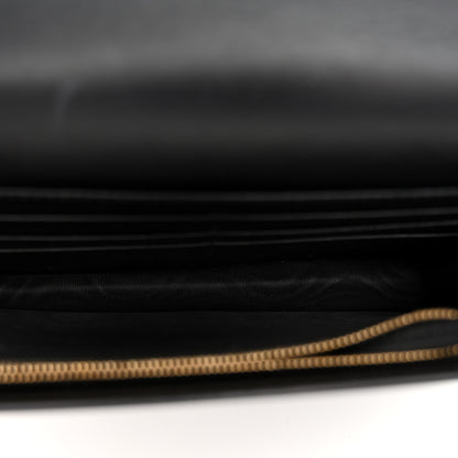 Gucci Guccissima Signature Bowy Chain Wallet Black 5 of 9