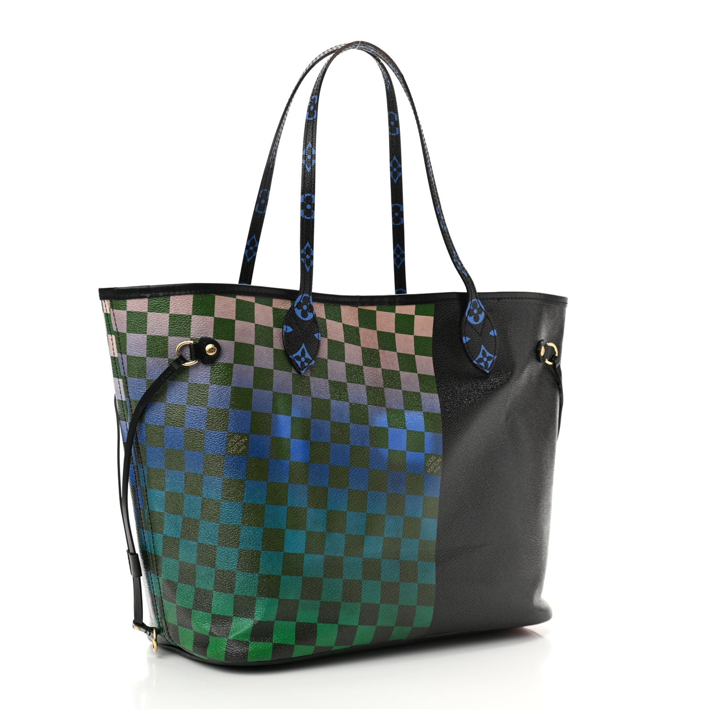 Damier Race Neverfull MM Noir Rouge