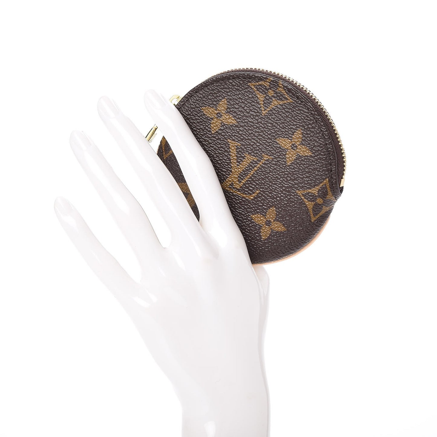 Monogram Round Coin Purse