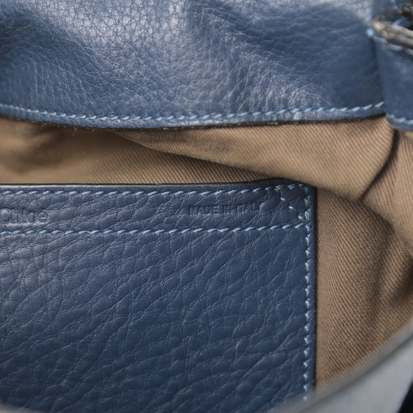 Calfskin Medium Marcie Round Crossbody Bag Navy