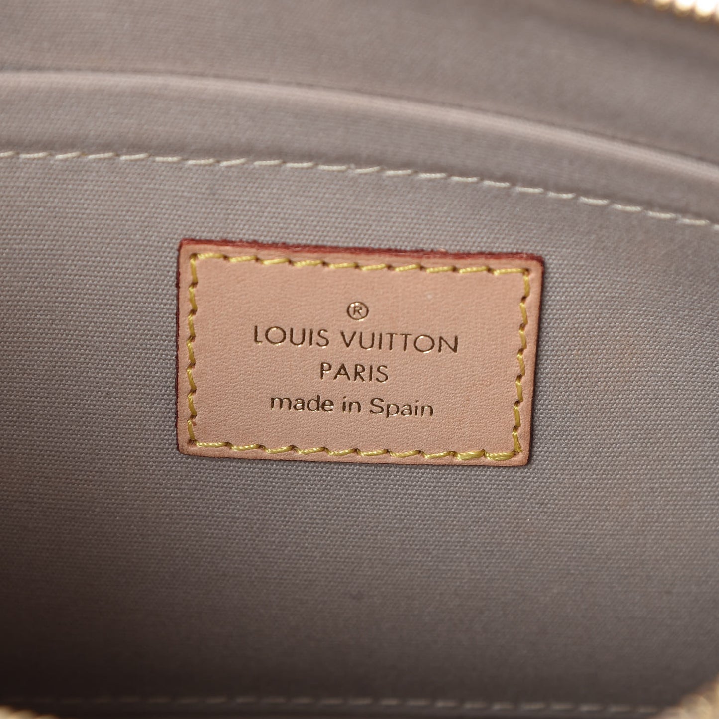 Monogram Miroir Inventeur Pochette Plat Dore Gold