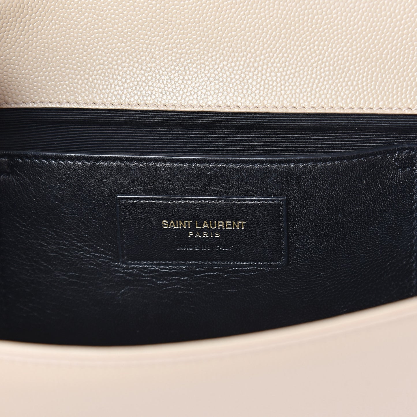 Grain De Poudre Classic Monogram Cassandre Clutch Nude Powder
