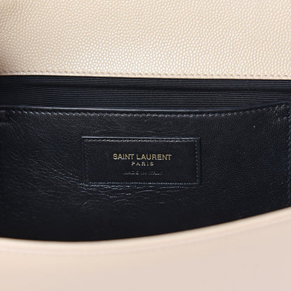 Saint Laurent Grain De Poudre Classic Monogram Cassandre Clutch Nude Powder 5 of 9