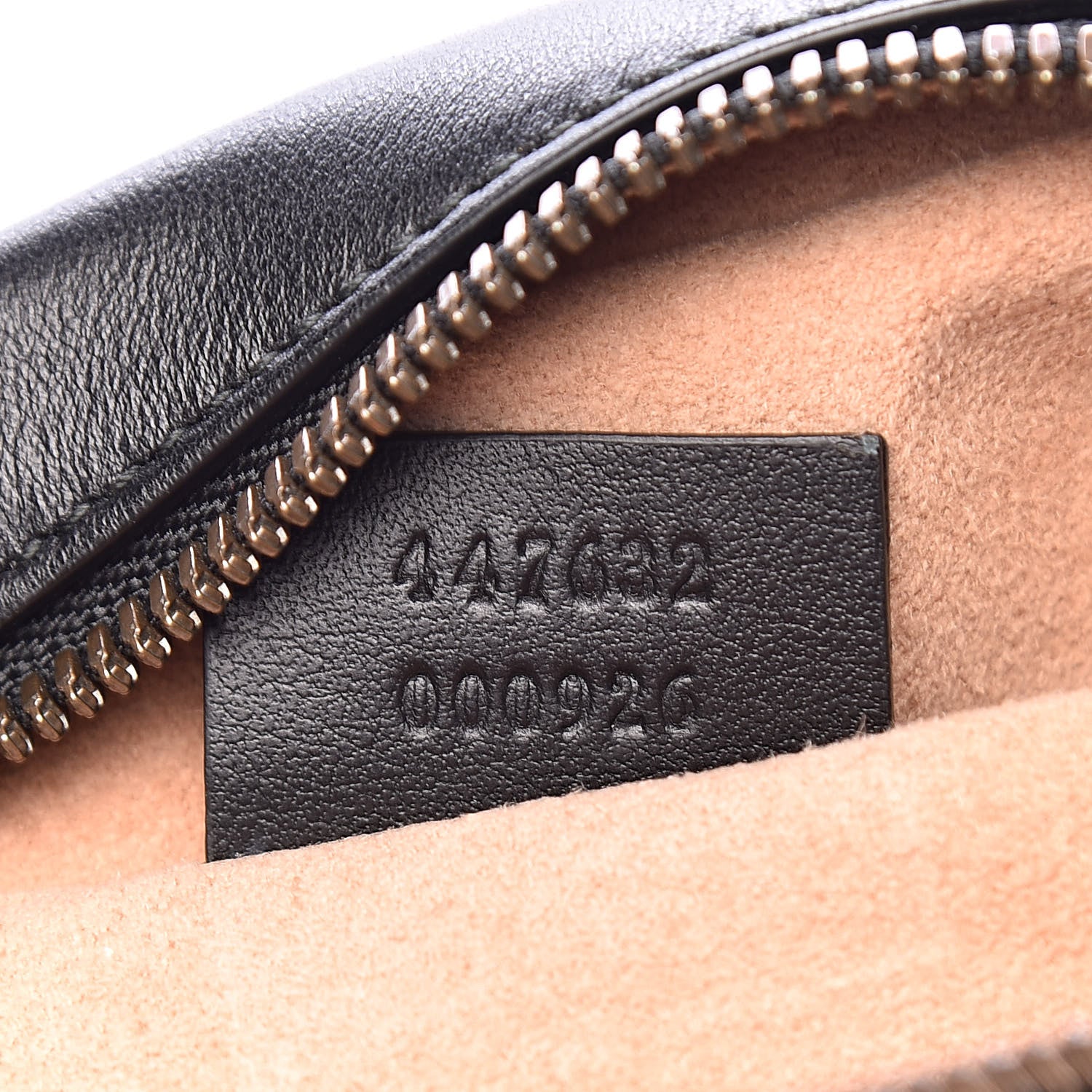 Gucci Calfskin Matelasse Small GG Marmont Chain Shoulder Bag Black 7 of 10