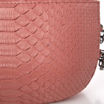 Chanel Python Calfskin Small Gabrielle Bucket Pink 10 of 10