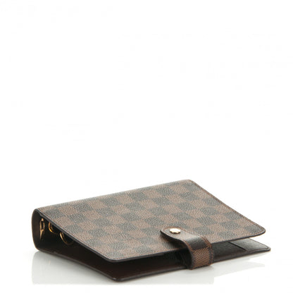 Louis Vuitton Damier Ebene Medium Ring Agenda Cover 4 of 7