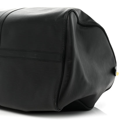Louis Vuitton Epi Keepall 55 Black 7 of 14