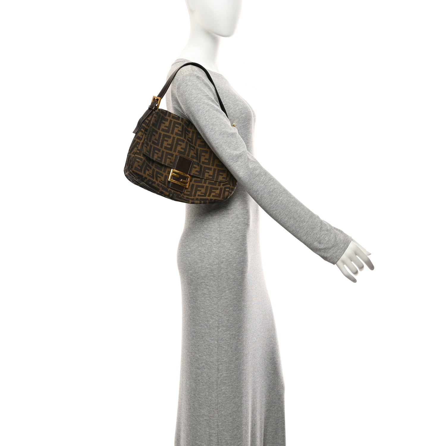 Fendi Zucca Mama Baguette Tobacco 2 of 10