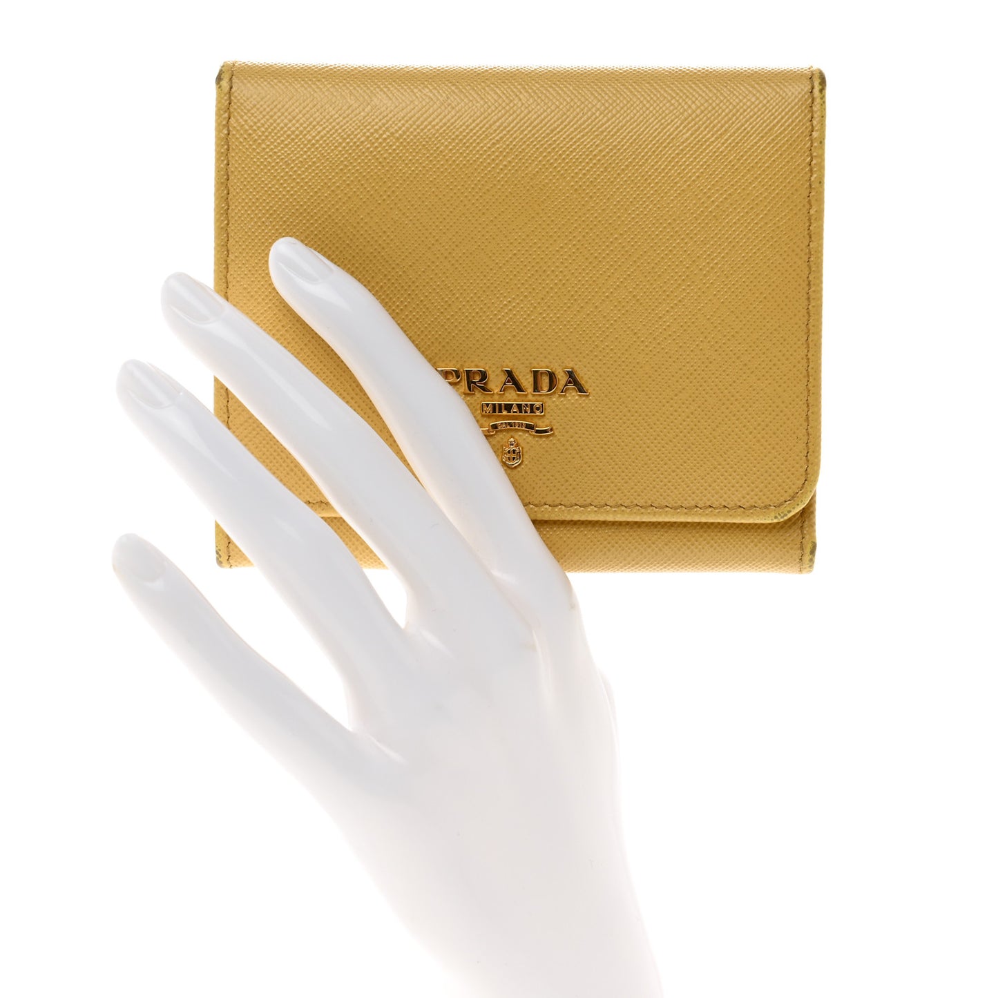 Saffiano Compact Wallet Ginestra